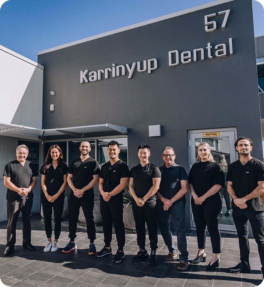 Karrinyup Dental frontage and team